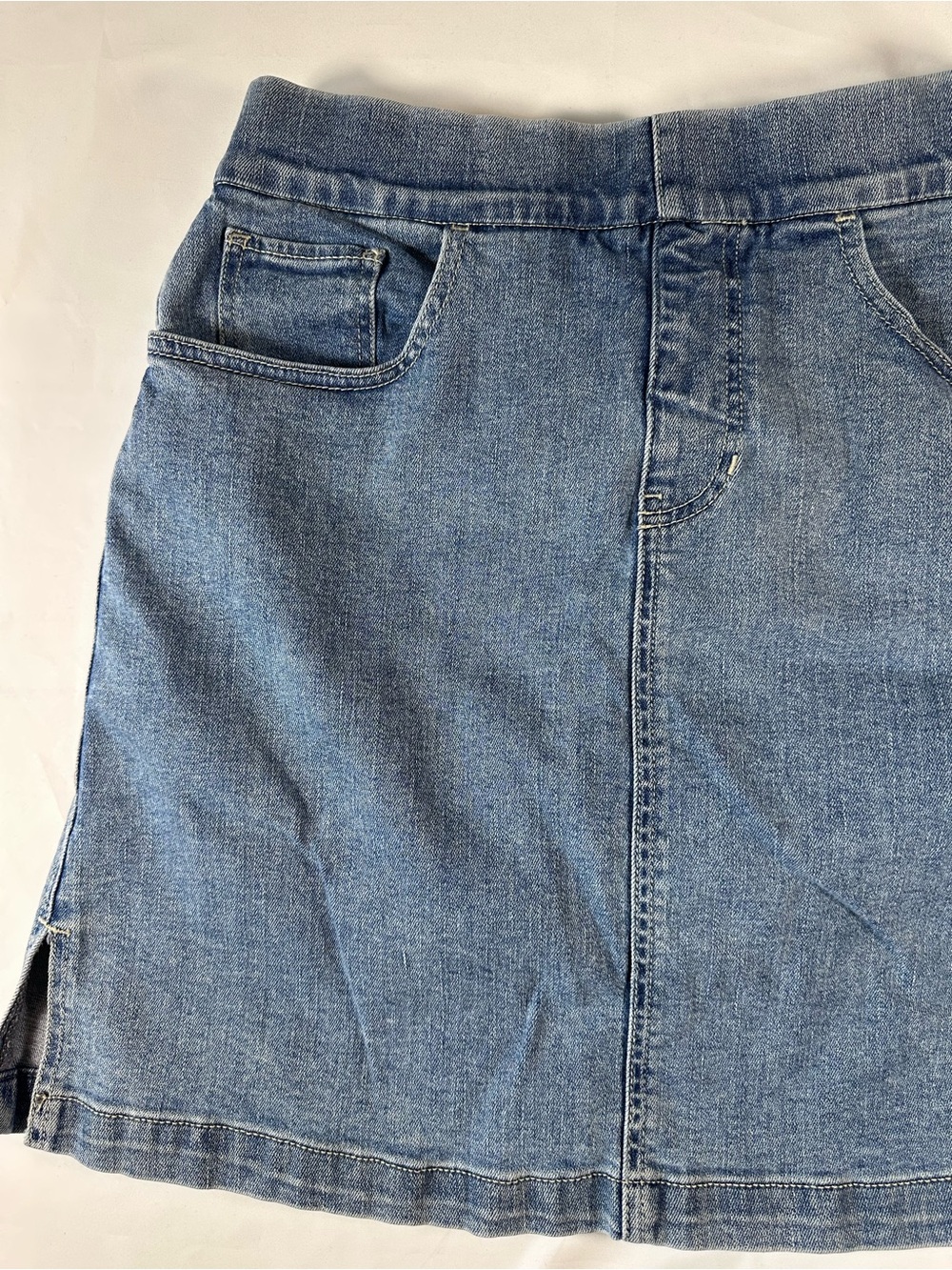 Jag Jeans On The Go Skort Light Blue Denim Size 6 J3101CSA220